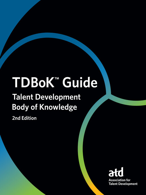Title details for TDBoK<sup>TM</sup> Guide by Association for Talent Development - Wait list